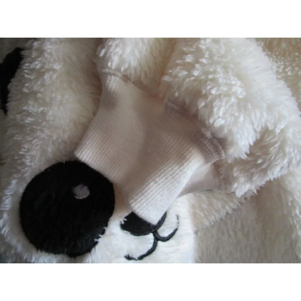 Panda Lounge Sleep Sherpa Hoodie Ears Pouch Pocket Debenhams Ladies 16 GUC - Picture 15 of 16